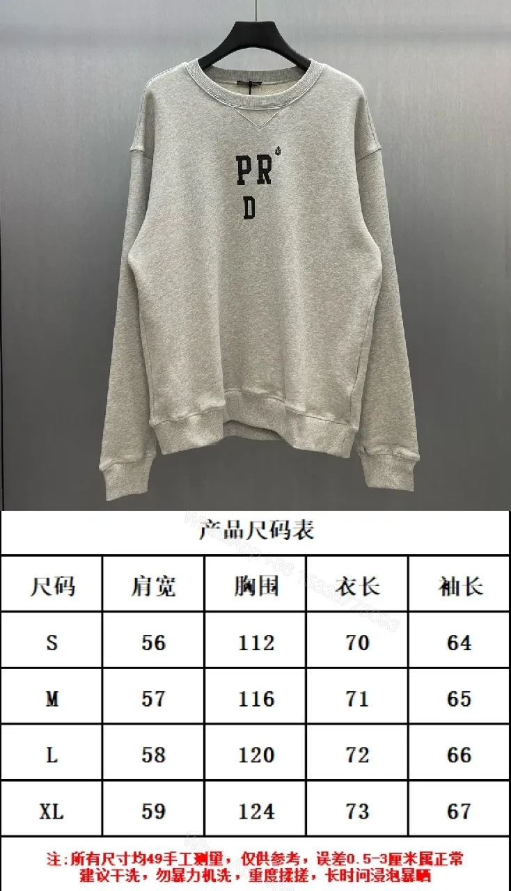 View 5 of Cozy Minimalist Fleece Crewneck Sweatshirt – Subtle Logo, All‐Day Comfort