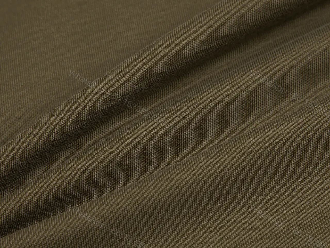 View 7 of Olive Monogram Tee: Elevated Everyday Luxury Top