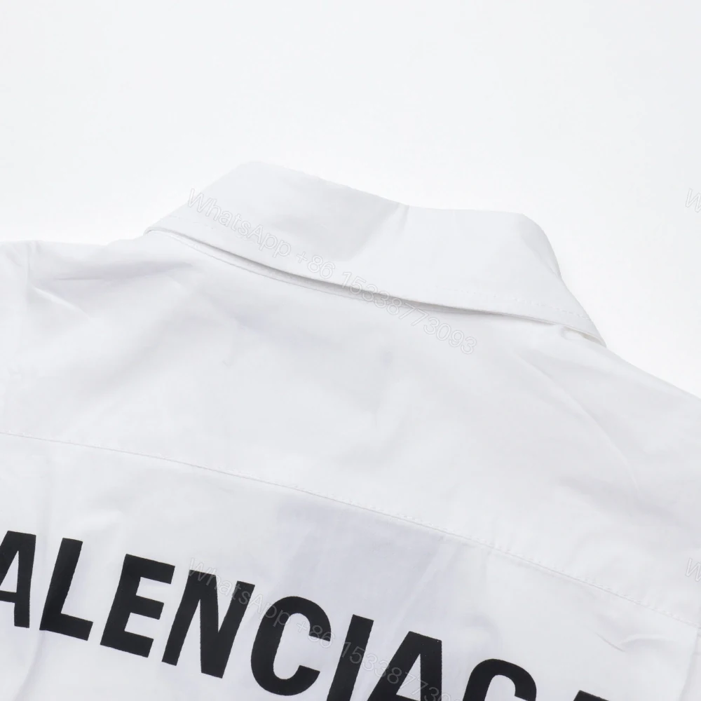 View 4 of 高仿Balenciaga*SS24系列725377長袖襯衫白色