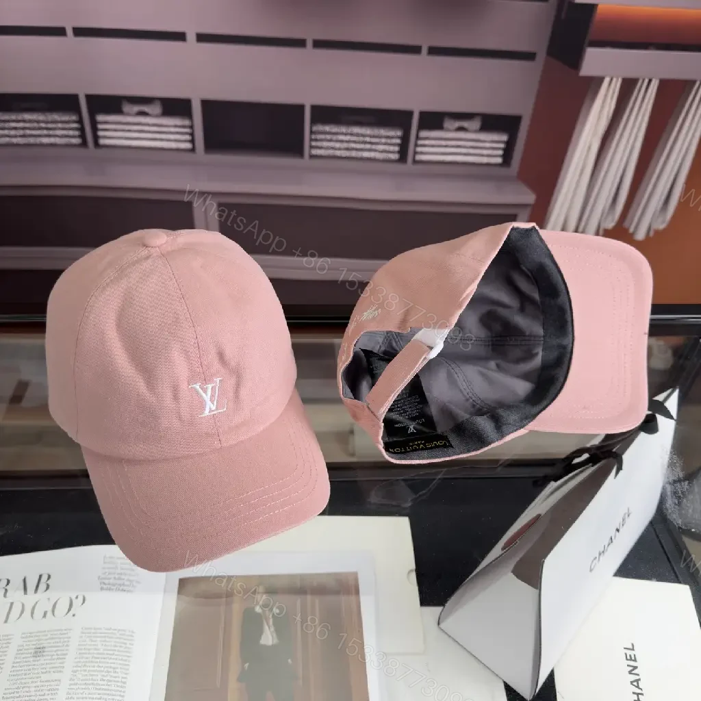 View 10 of Pastel Cotton Six-Panel Cap with LV Emblem Embroidery