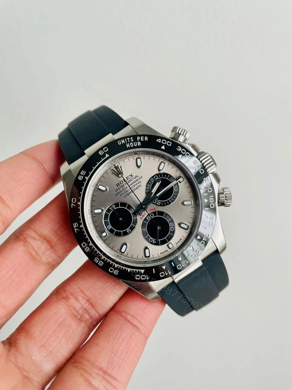 BTF factory 1:1 Rolex Daytona Grey Silver Best Edition 904L Steel Silver/Black Dial A4130 — view 1