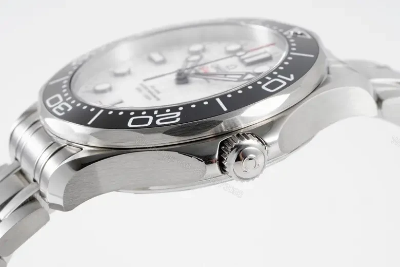 View 5 of Omega Seamaster 300M White Dial Ceramic Bezel Stainless Steel Watch