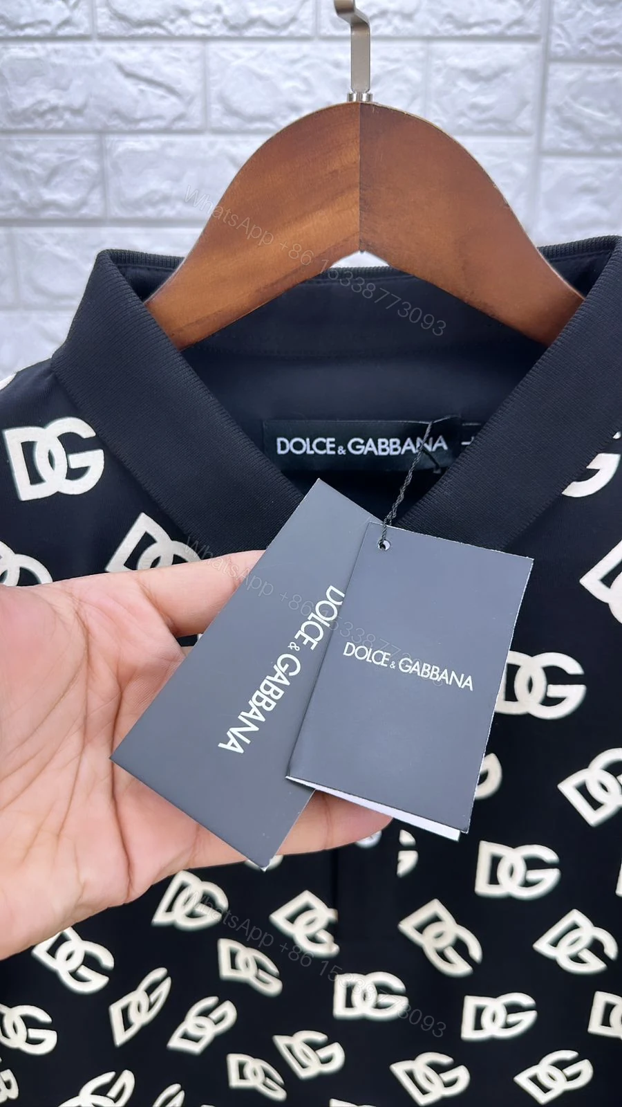 View 6 of FIRST COPY DOLCE & GABBANA LUXURY STYLE SUMMER LOOK POLO T-SHIRT