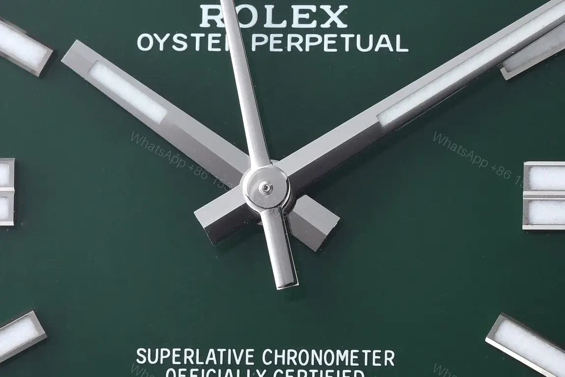 View 5 of Rolex Oyster Perpetual 41 Green Dial Clean Factory 124300-0005