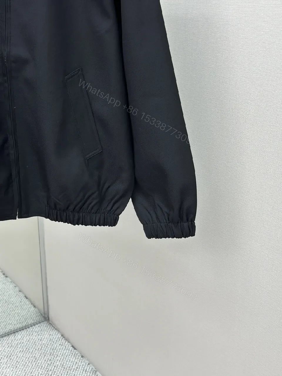 View 8 of Minimalist Black Coach Jacket: Premium, Wind-Resistant Utility Jacket