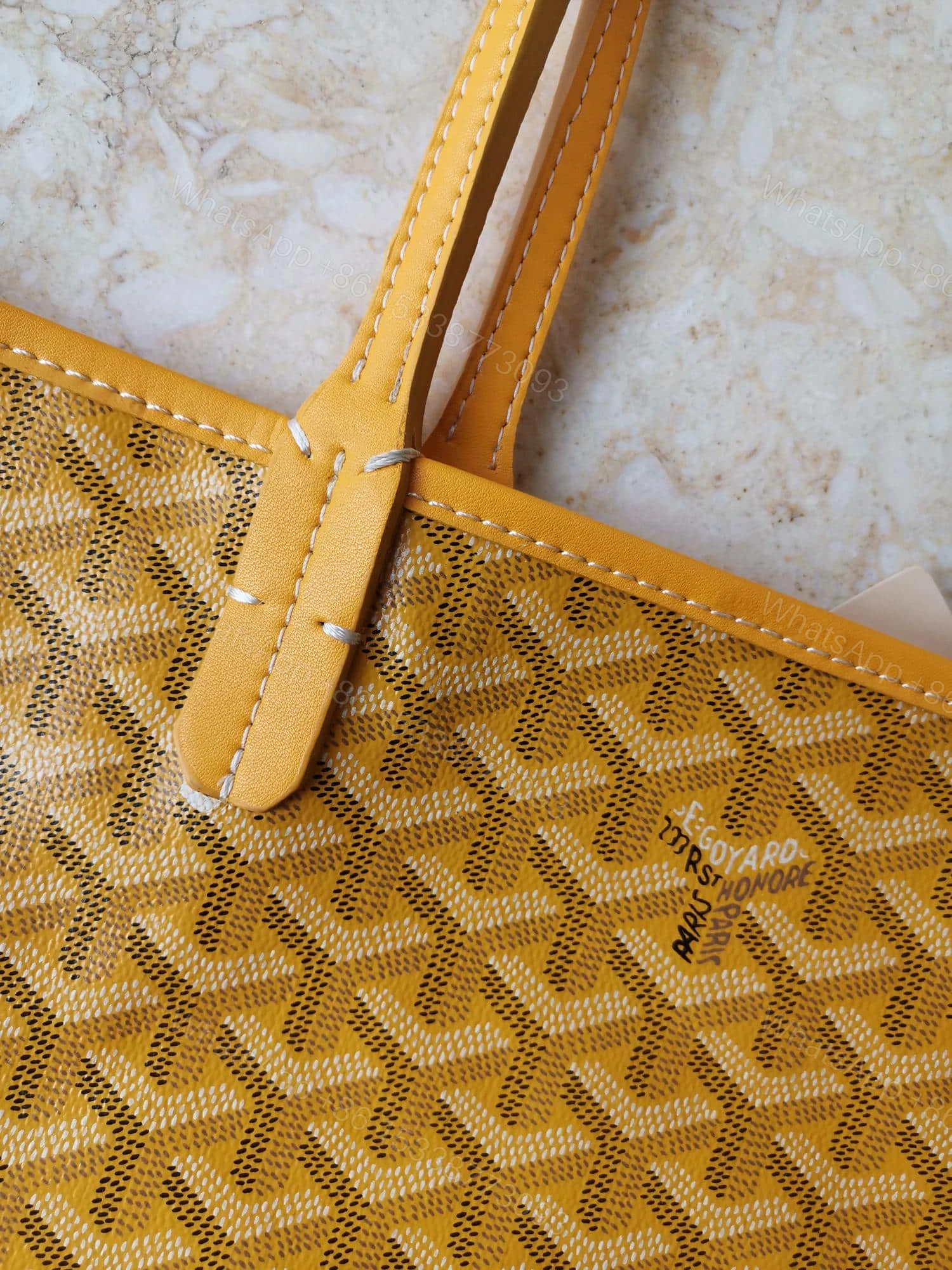 View 3 of GOYARD ANJOU PM BAG YELLOW 50CM ANJOUSPMLCG08TY08P