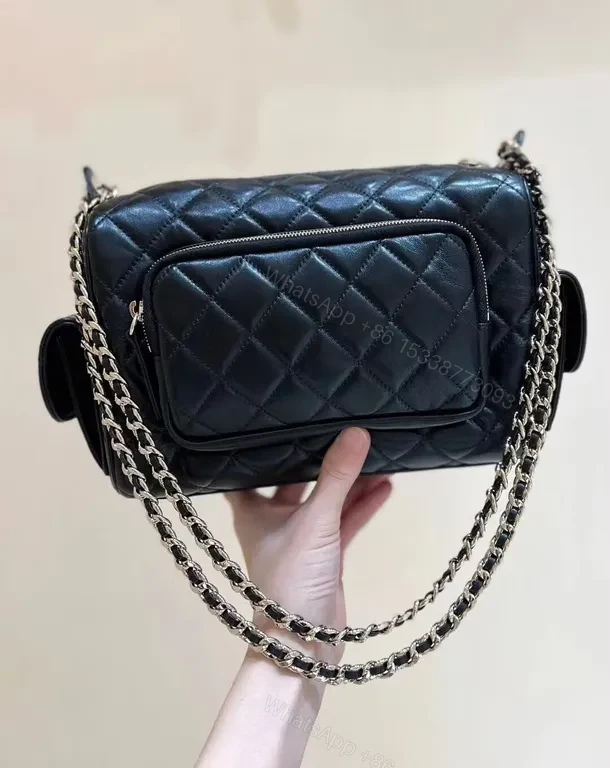 View 2 of Chic Quilted Crossbody with Gold Hardware â€“ Luxe Everyday Bag
