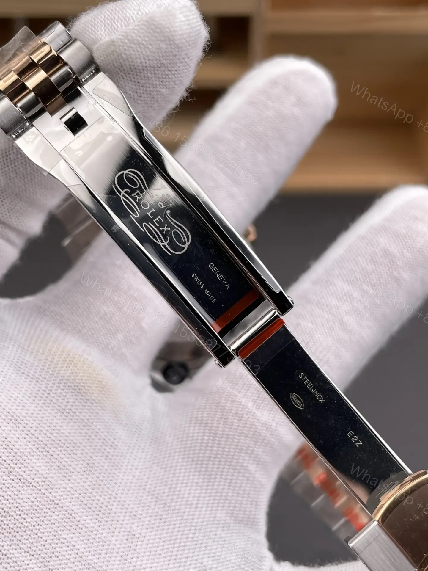 View 7 of Rolex Datejust 31 Stainless Steel Rose Gold Diamond Grey – Roman Jubilee 278381RBR-0030