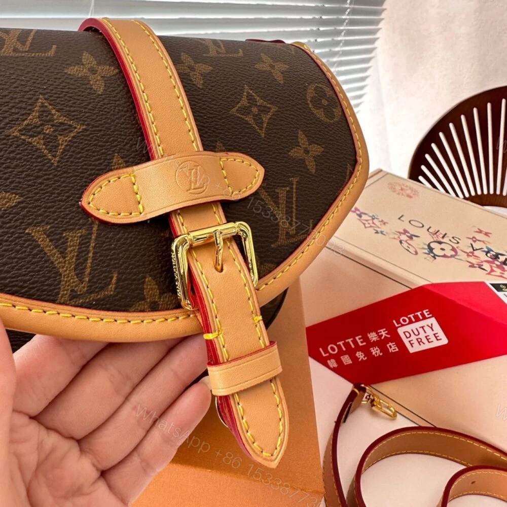 View 5 of Louis Vuitton Saumur BB Monogram Brown 20Cm M46740