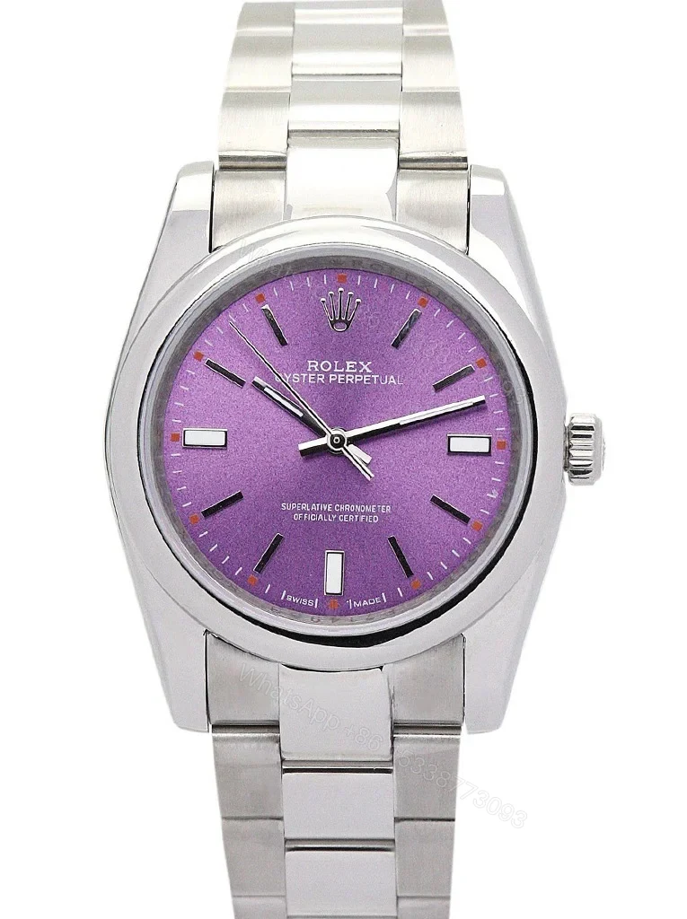 Replica Rolex Oyster Perpetual Lady Purple Dial 177200 31 mm — view 1