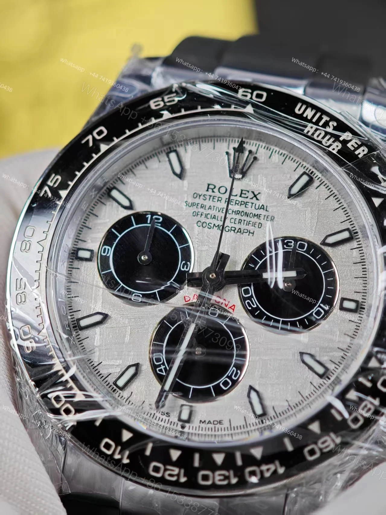 View 19 of Rolex Super Clone Daytona M126519LN-0007 Meteorite Dial 4131 Movement