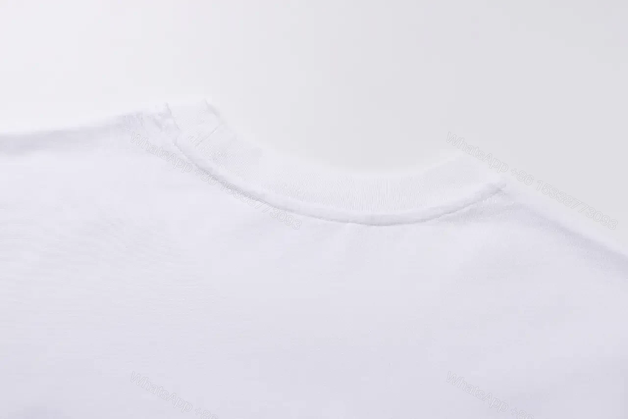 View 9 of White Cotton Tee Crest – Modern Luxe, Subtle Branding, Tee