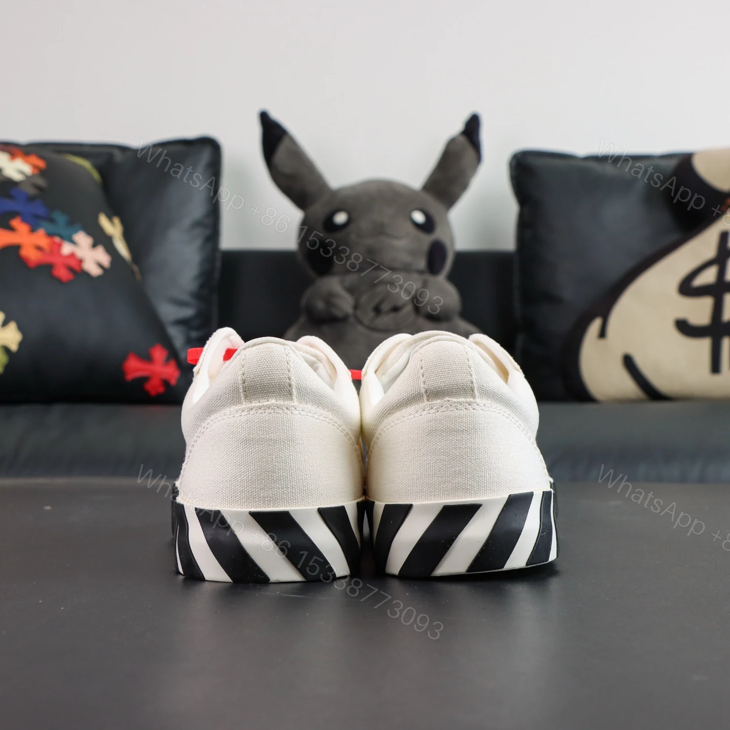 View 7 of Off White Low Vulcanised White Purple