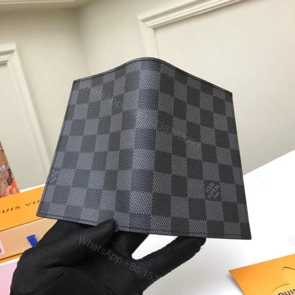 View 5 of Louis Vuitton Passport Cover Damier Graphite 14Cm N64411