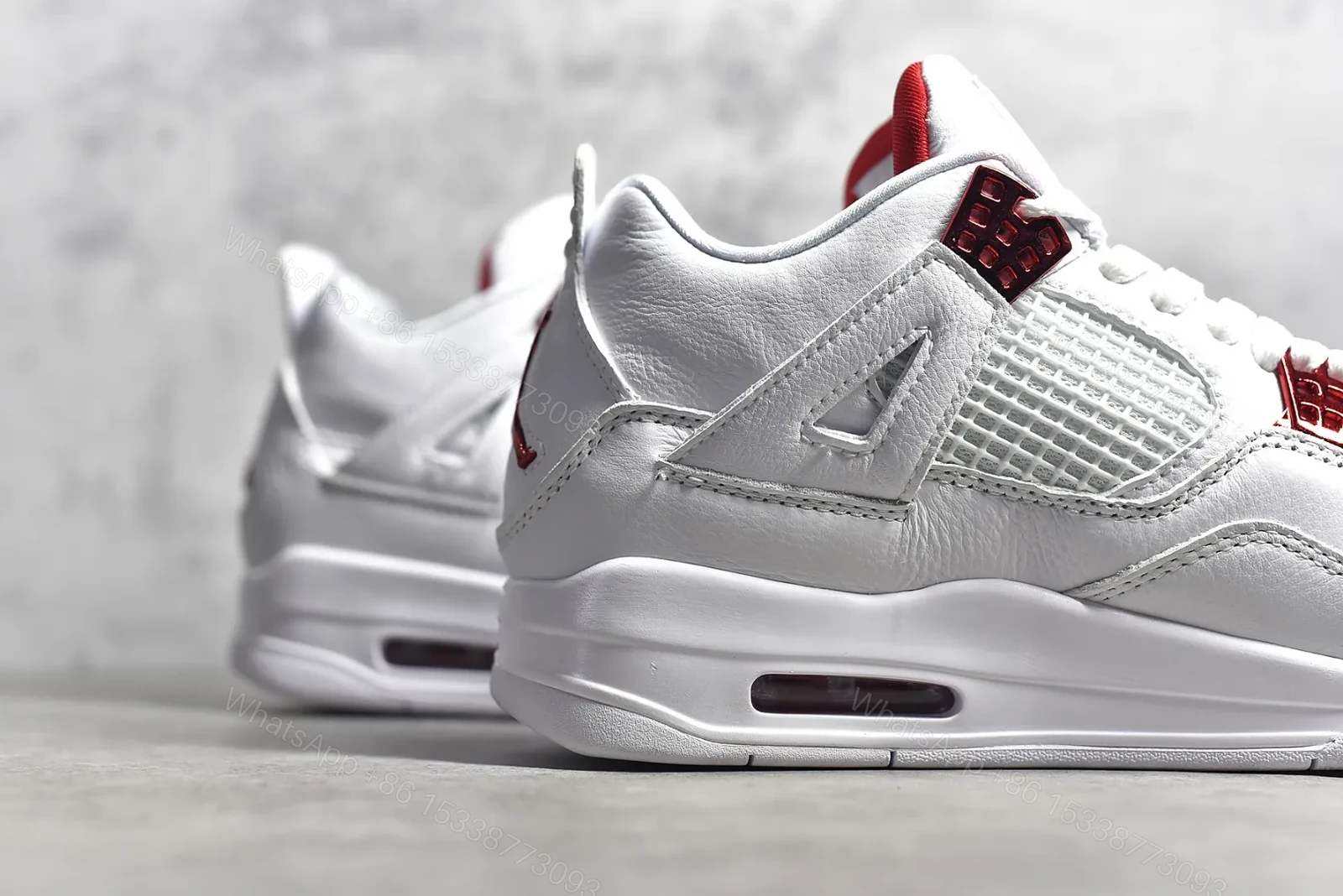 View 5 of Air Jordan 4 Red Metallic Reps