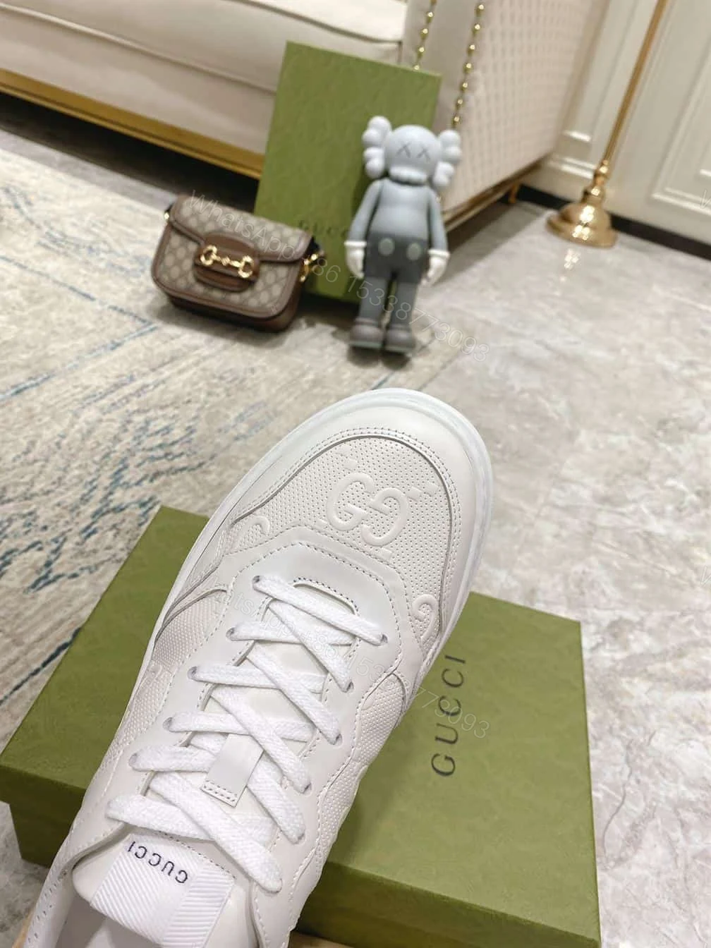 View 6 of Men’s GG embossed sneaker – GC083