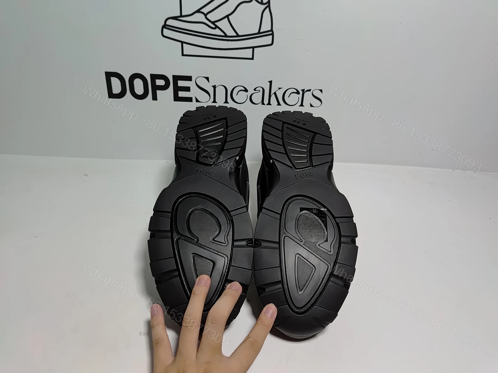 View 10 of Dior B30 Triple Black 3SN279ZRF_H900 (Reflective)