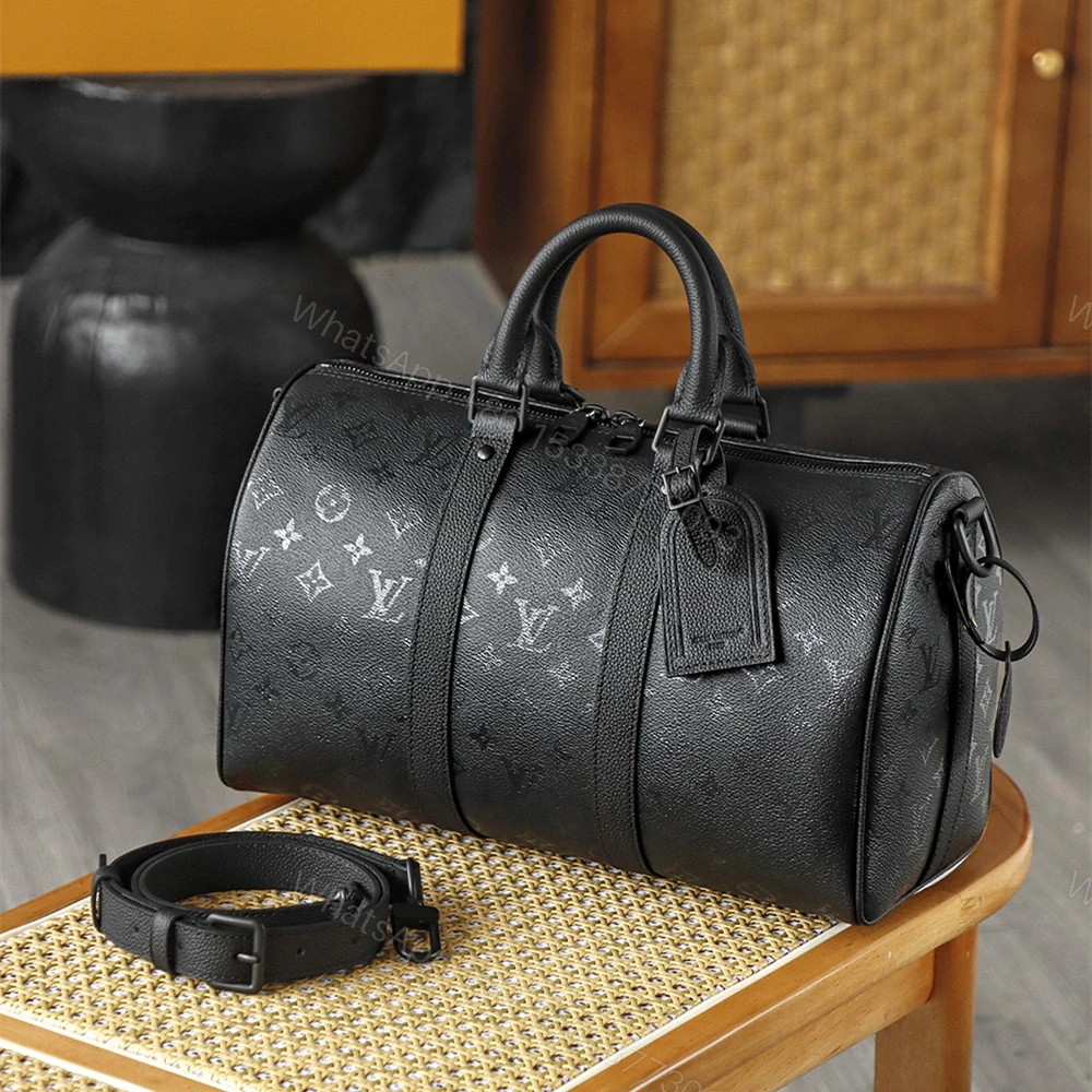 View 6 of 高仿LV*Keepall35系列M28370男士單肩包免檢版