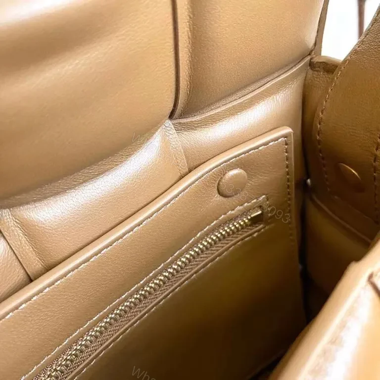 View 6 of Textured Leather Crossbody: Bottega-Inspired, Structured Luxury Crossbody