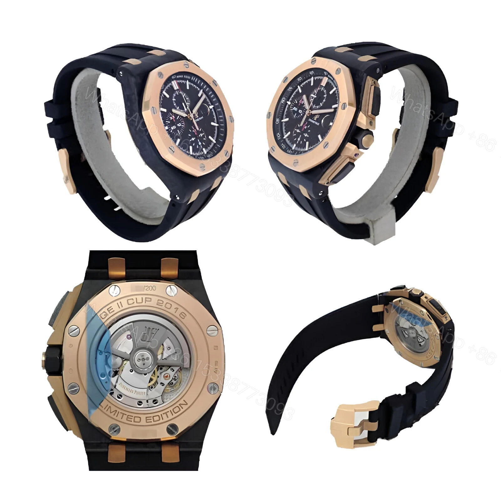 View 4 of Audemars Piguet Royal Oak Offshore 26406FR.00.002CA.01 Replica