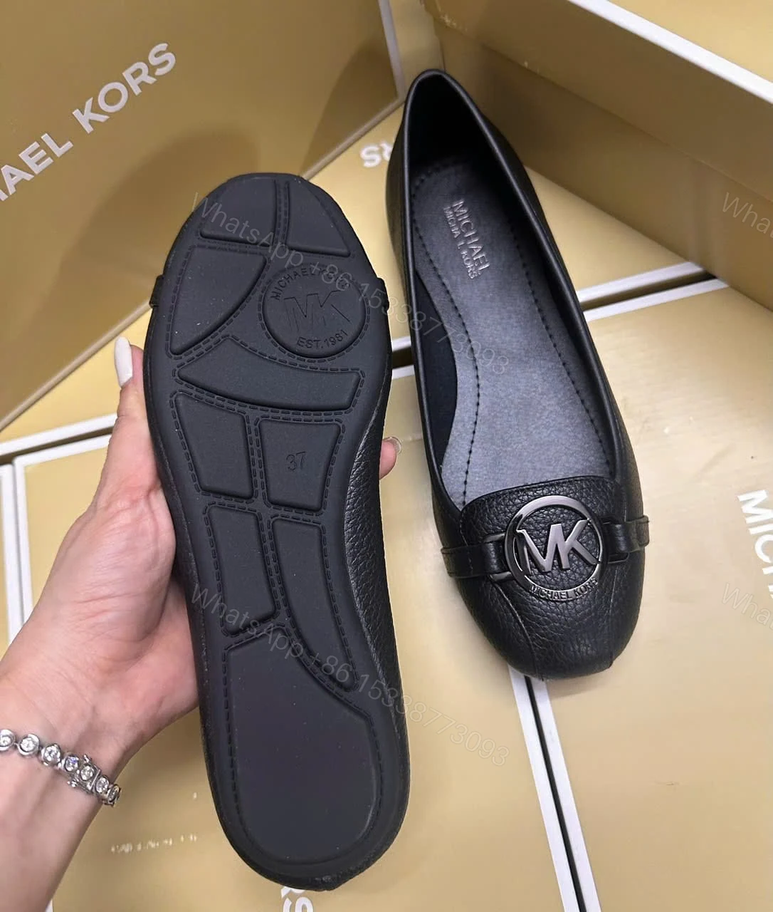 FIRST COPY MICHAEL KORS ballerina Black — view 1