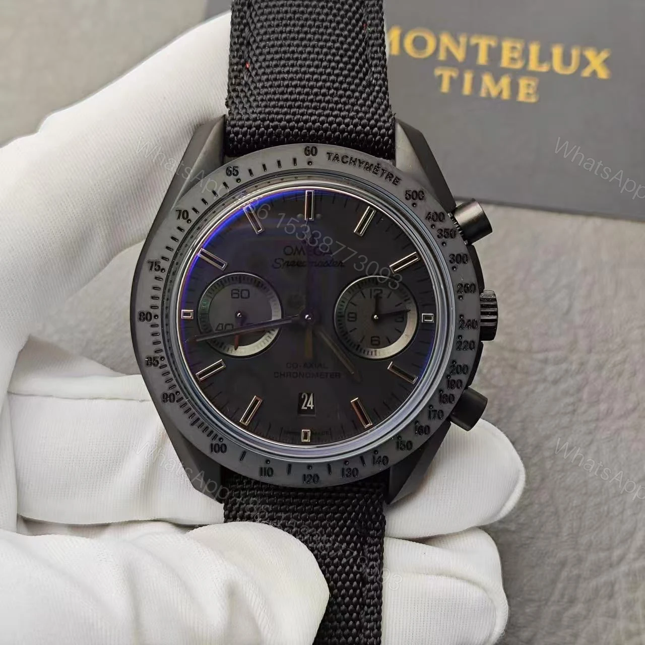 View 16 of Omega Replica Speedmaster Dark Side of the moon Super Clone