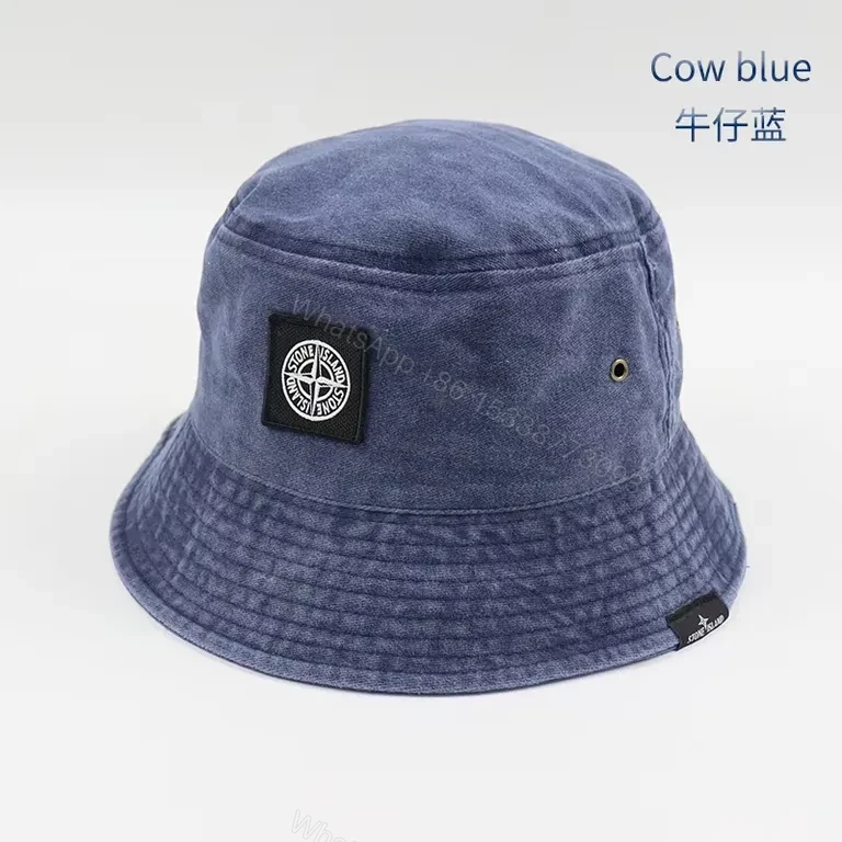 View 9 of Khaki Canvas Bucket Hat with Stone Island Patch â€“ Subtle Luxury