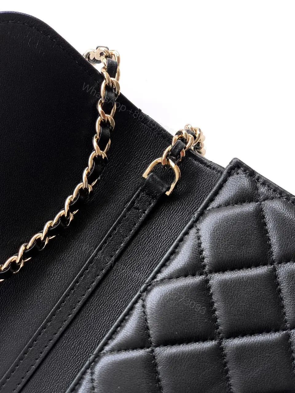 View 7 of Quilted Mini Bag: Gold-Tone Hardware, Elegant Chic Signature