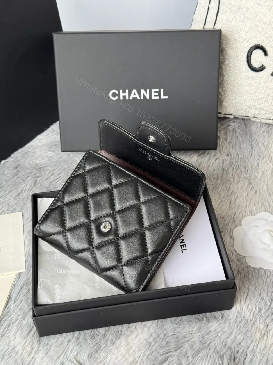 View 2 of Quilted Leather Wallet—Compact Luxury, Everyday Practicality