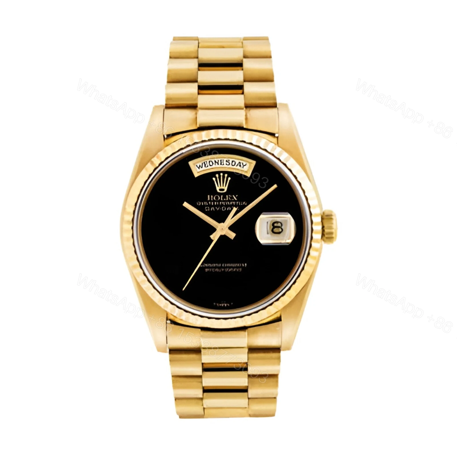 Rolex Day-Date Onyx Dial 18038 – Bulang Jubilee Replica — view 1