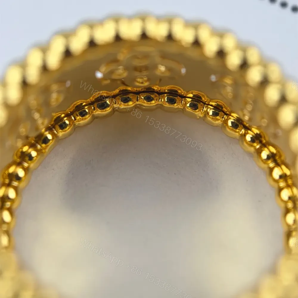 View 9 of 高仿首飾VanCleef&Arpels*RO9NC00鑲鑽萬花筒戒指黃金中號