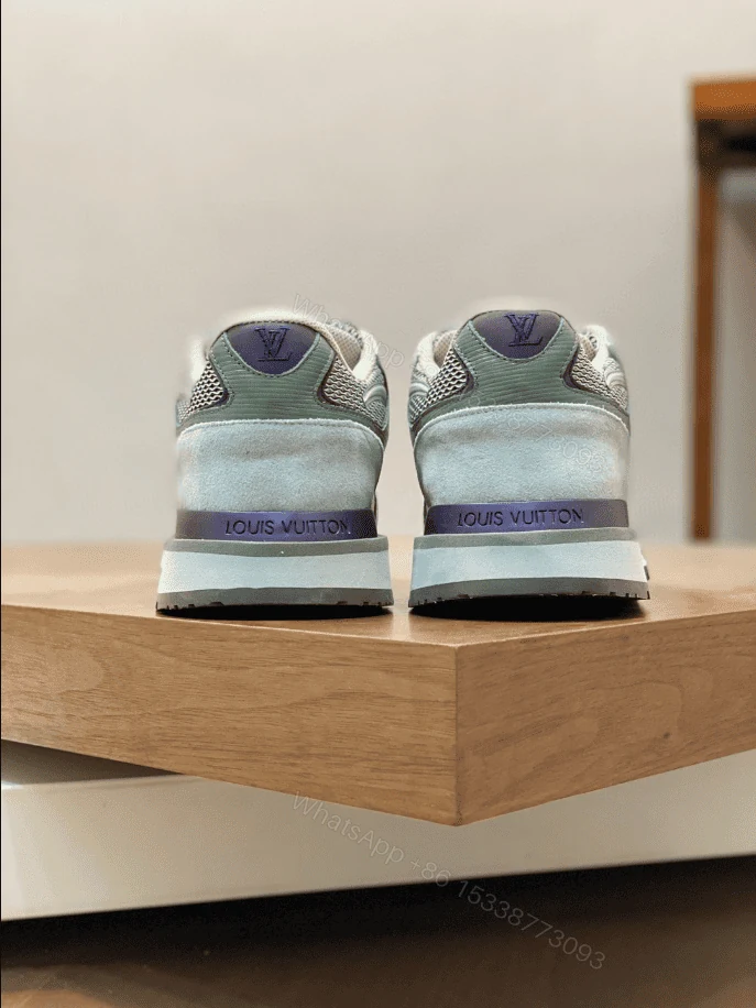 View 6 of LOUIS VUITTON RUN AWAY SNEAKERS IN GREY AND PURPLE – LSVT358