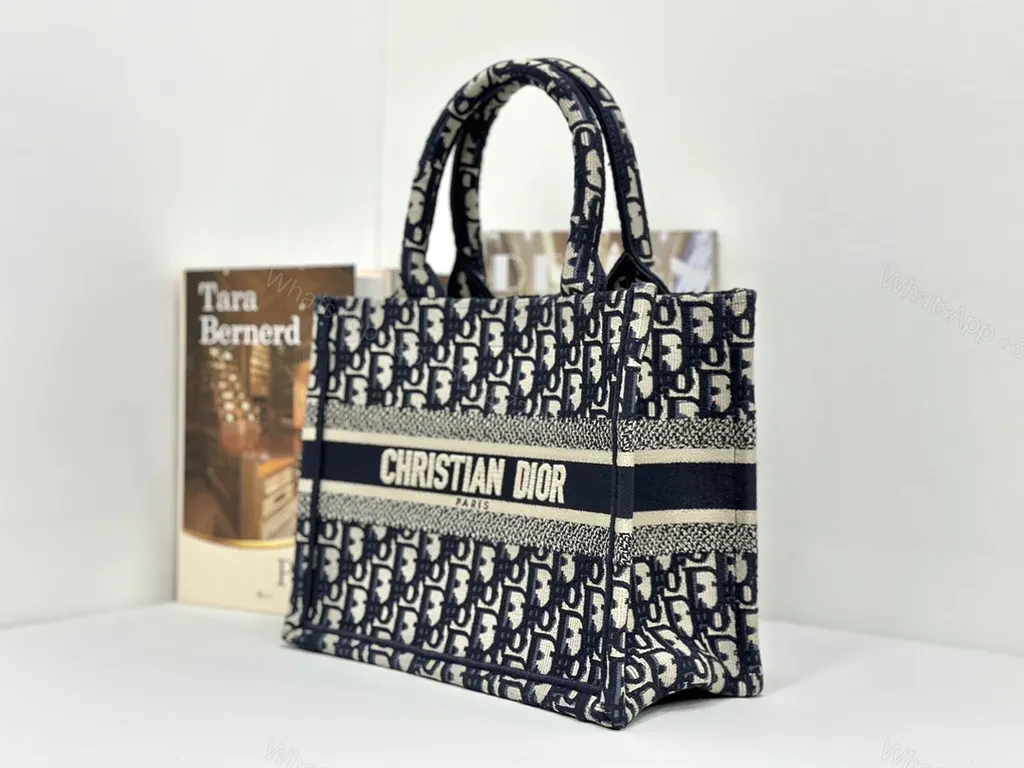 View 8 of Chic Monogram Tote: Dior-Style Everyday Luxe Carry