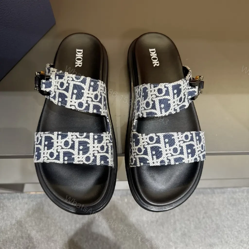 View 6 of Jacquard Slide Sandals: Modern Luxury, Cushioned Comfort