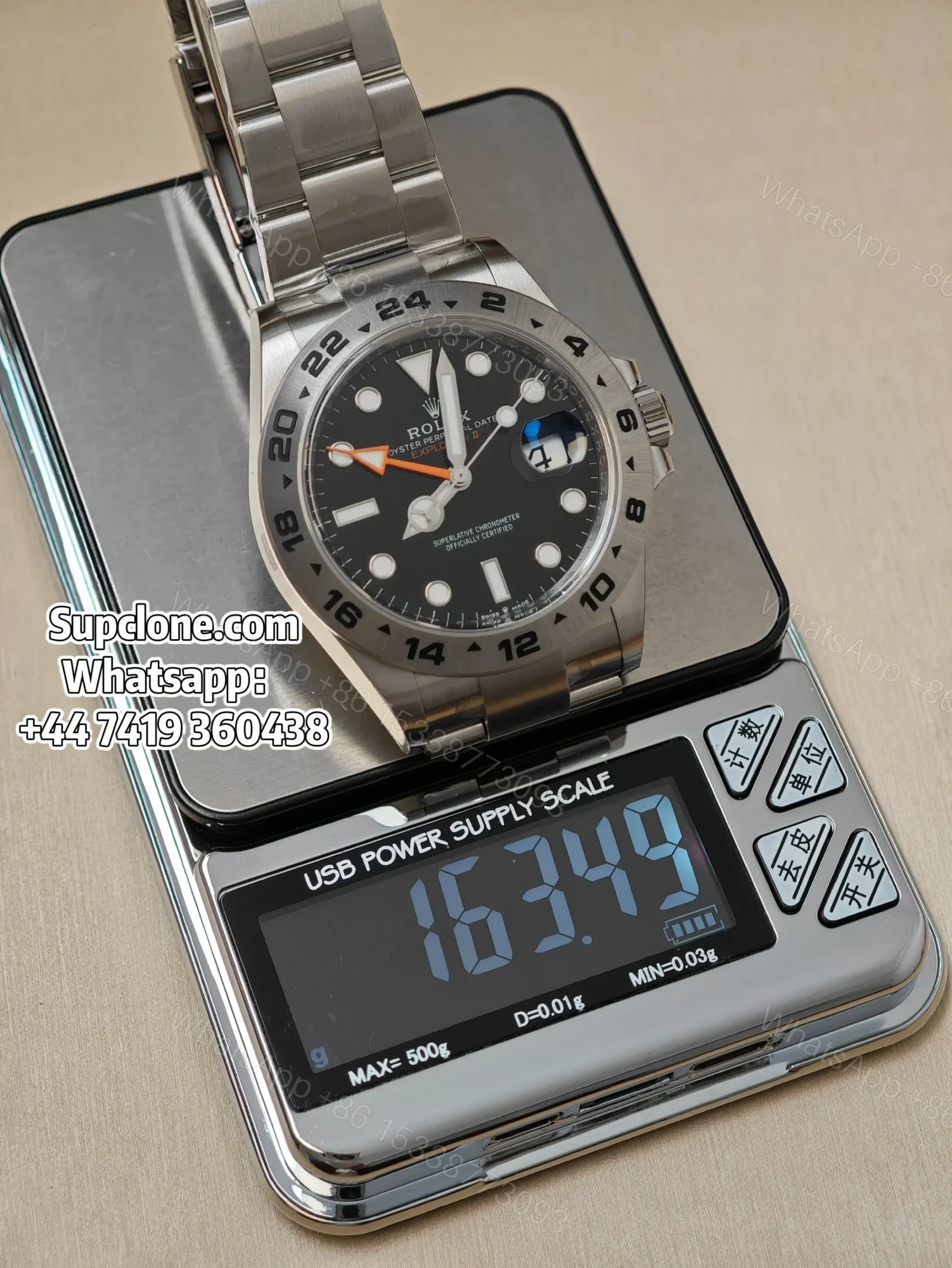 View 19 of Rolex Explorer II M226570-0002 42mm Polar Super Clone GMT Watch