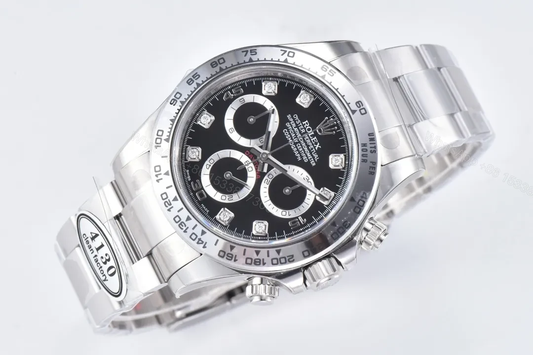 View 4 of MKS Factory Clean Factory Clean Factory Rolex Daytona Black Dial Watch