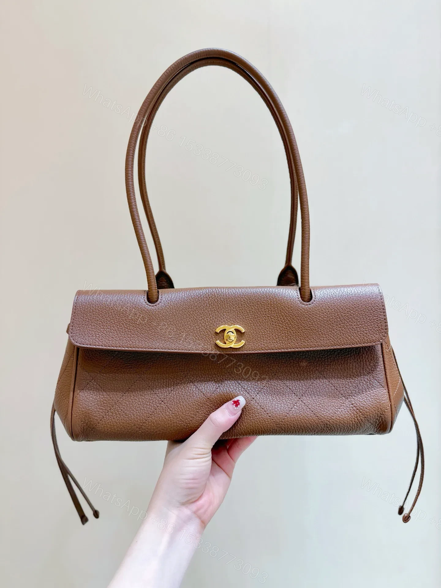 Chanel Grained Calfskin Stitched Urban Essentials Small Shopping Bag — view 1