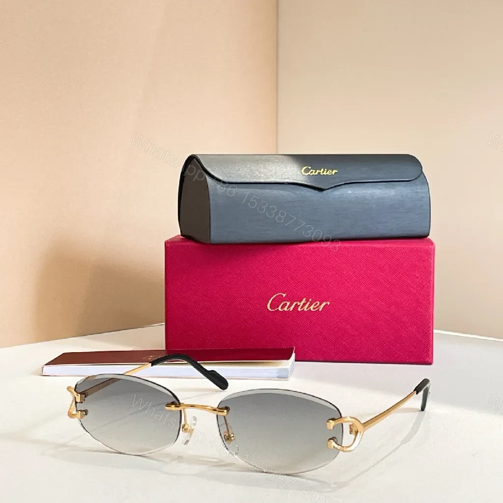View 7 of Magenta Cart-Inspired Case + Rimless Glasses Set