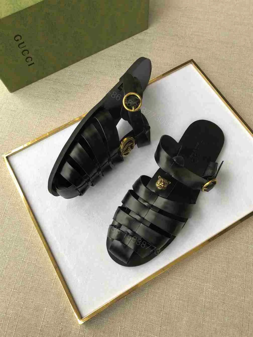 View 4 of GUCCI SANDAL WITH DOUBLE G – SDG009