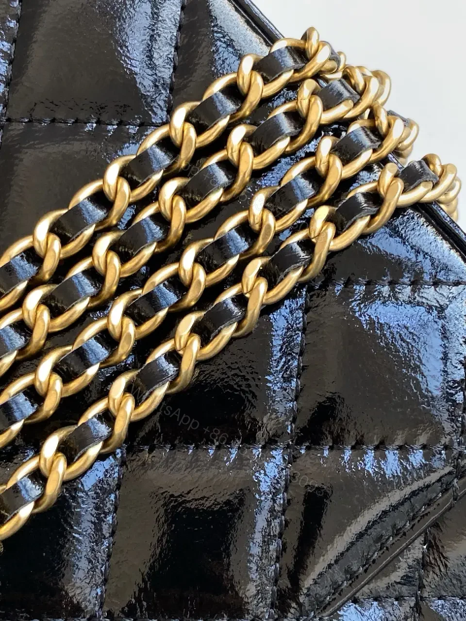 View 10 of Quilted Black Leather Crossbody: Elegant Daily Luxury Bag