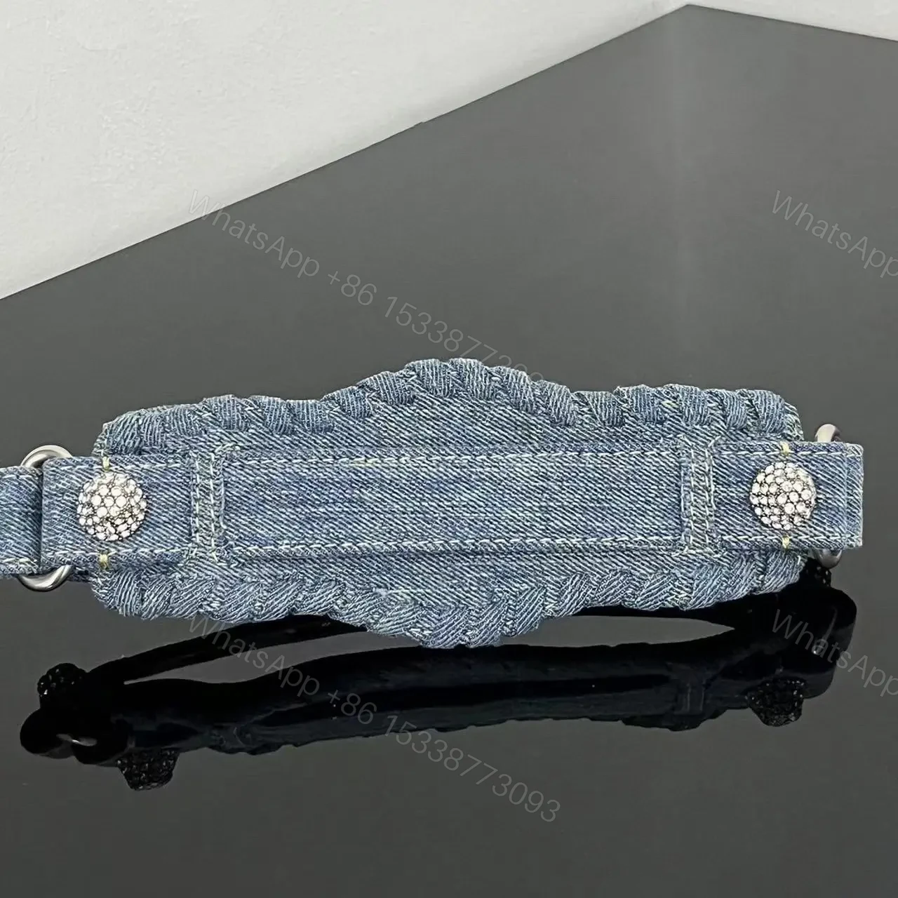 View 15 of 高仿Balenciaga*NeoCagole系列機車包牛仔藍