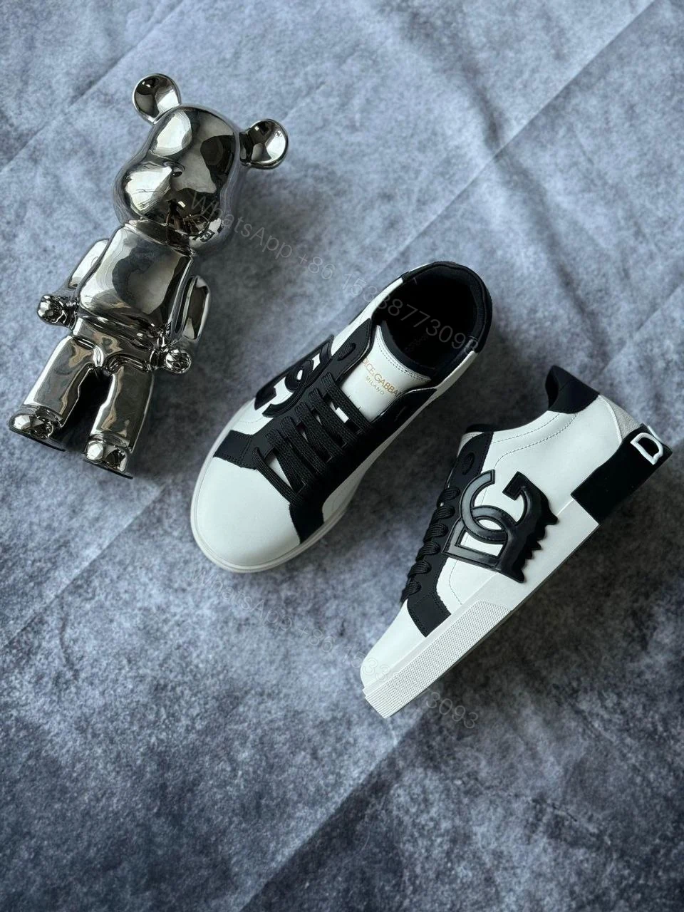 Portofino vintage calfskin sneakers — view 1