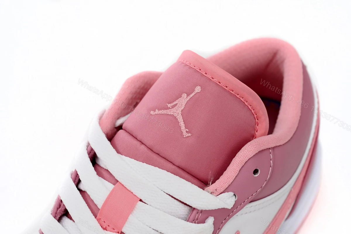 View 6 of Air Jordan 1 Low Pink White 553560-616