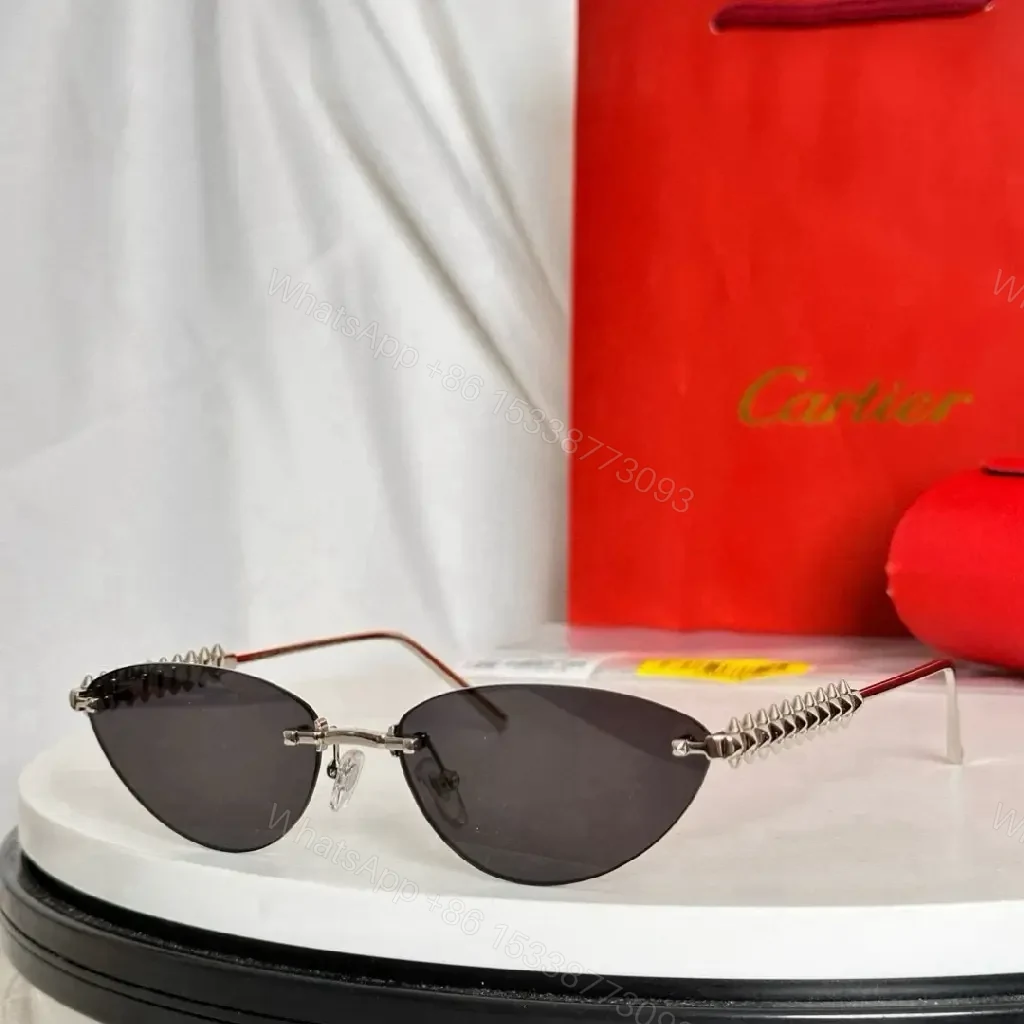 View 7 of Gold Frame Sunglasses with Beaded Temples, Gradient Lenses