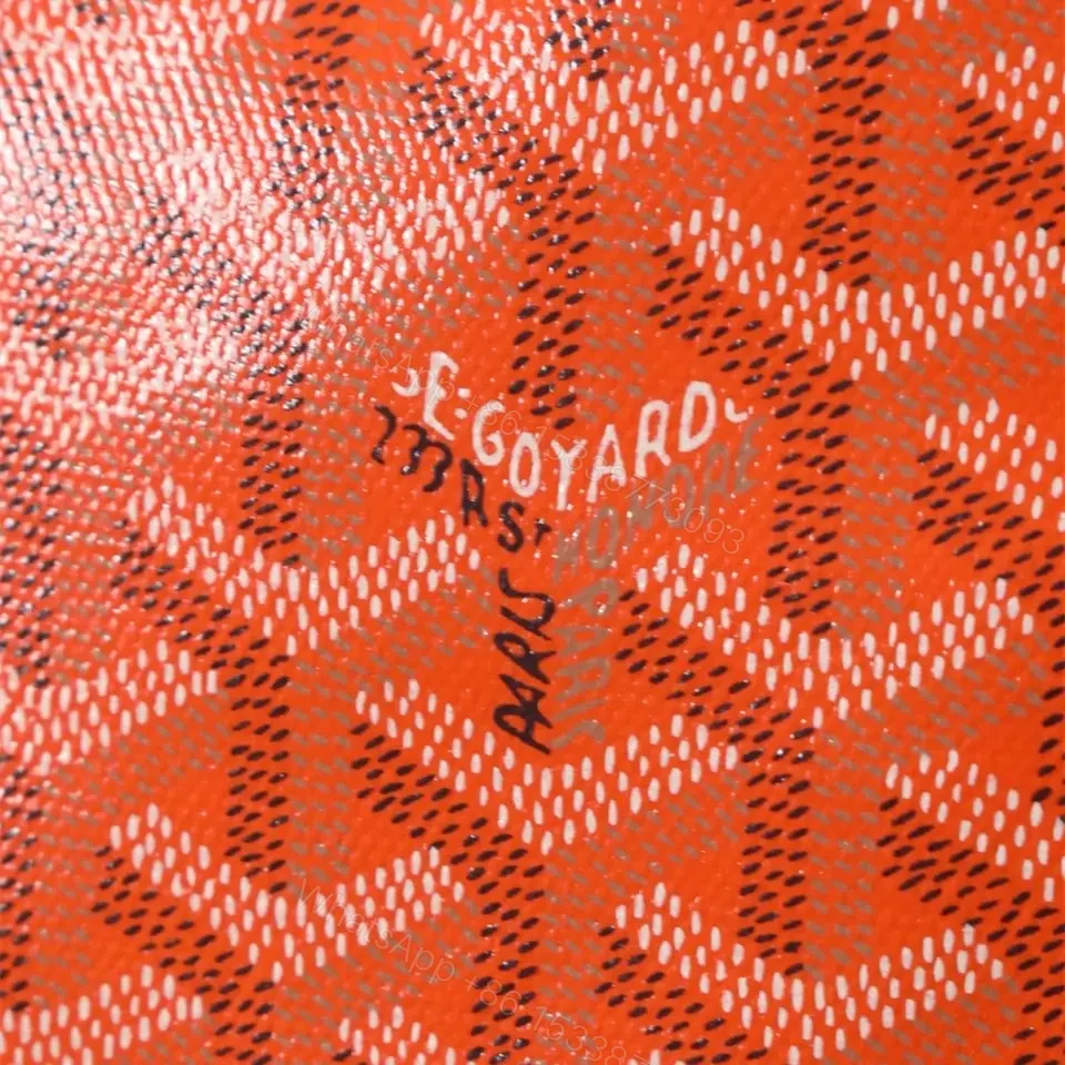View 8 of 高仿Goyard*STLOUIP8滿印Tote手提袋橙色免檢版小號