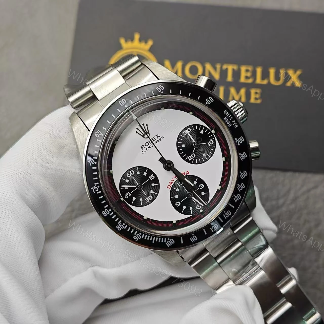 View 4 of Replica Rolex Daytona Paul Newman REF 6263 – Super Clone Rolex