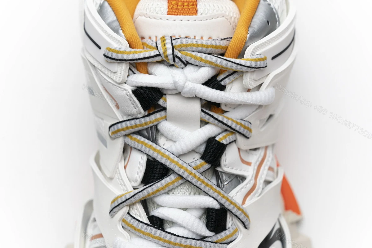 View 9 of Balenciaga Track Led White Orange 542436 W1GB7 9059