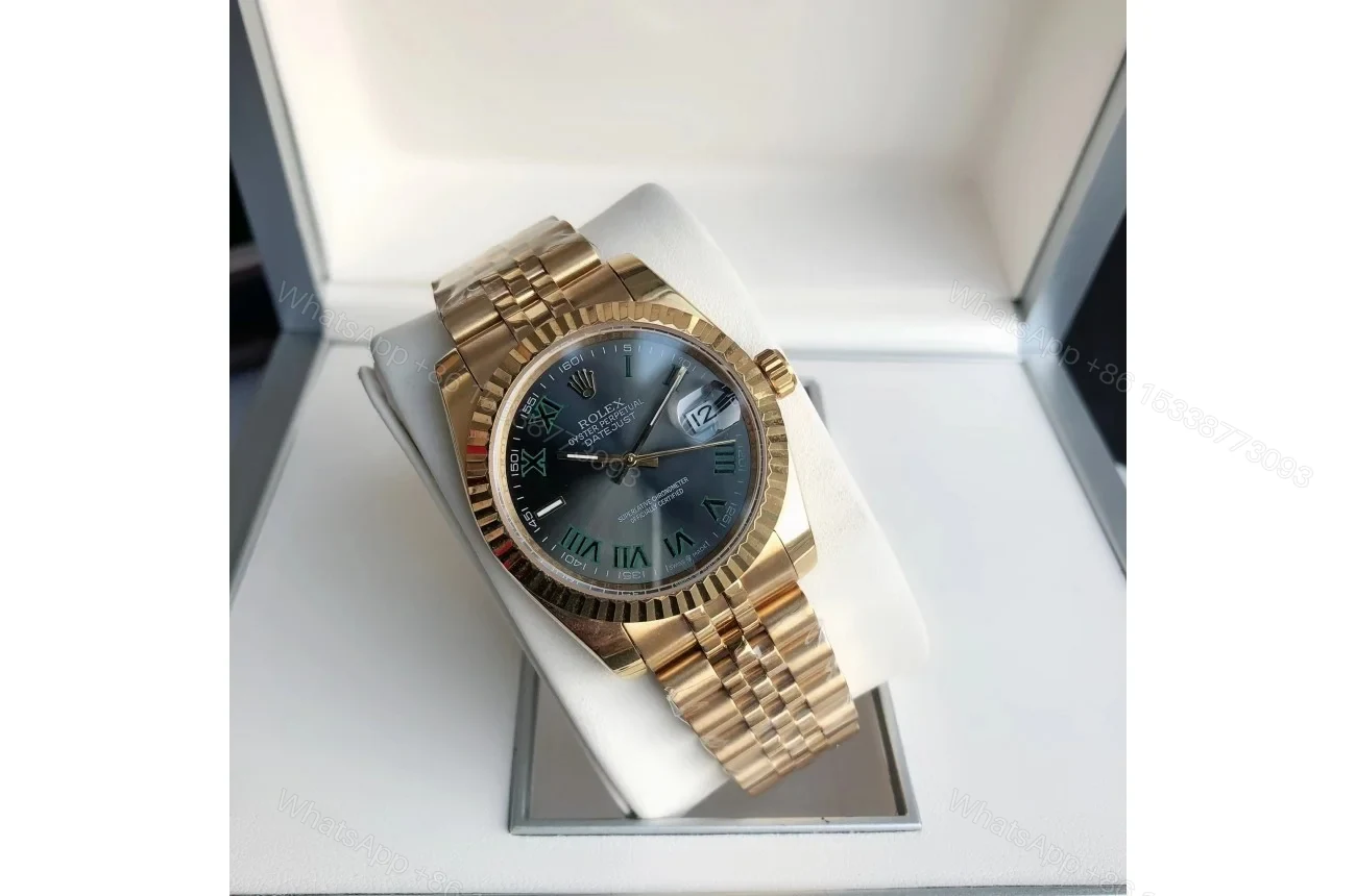 View 4 of Replica Rolex Datejust RG/RG Jubilee Bracelet 36/28 mm