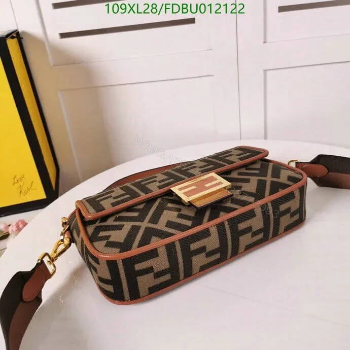 View 7 of Fendi Knockoff Baguette Bag in Premium Canvas BG41895