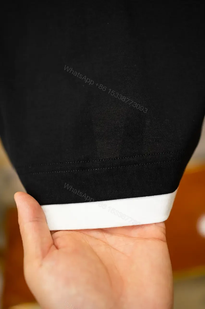 View 2 of Black Cotton Jersey T‐Shirt Relaxed Fit Dolce & Gabbana Milano Logo Tee